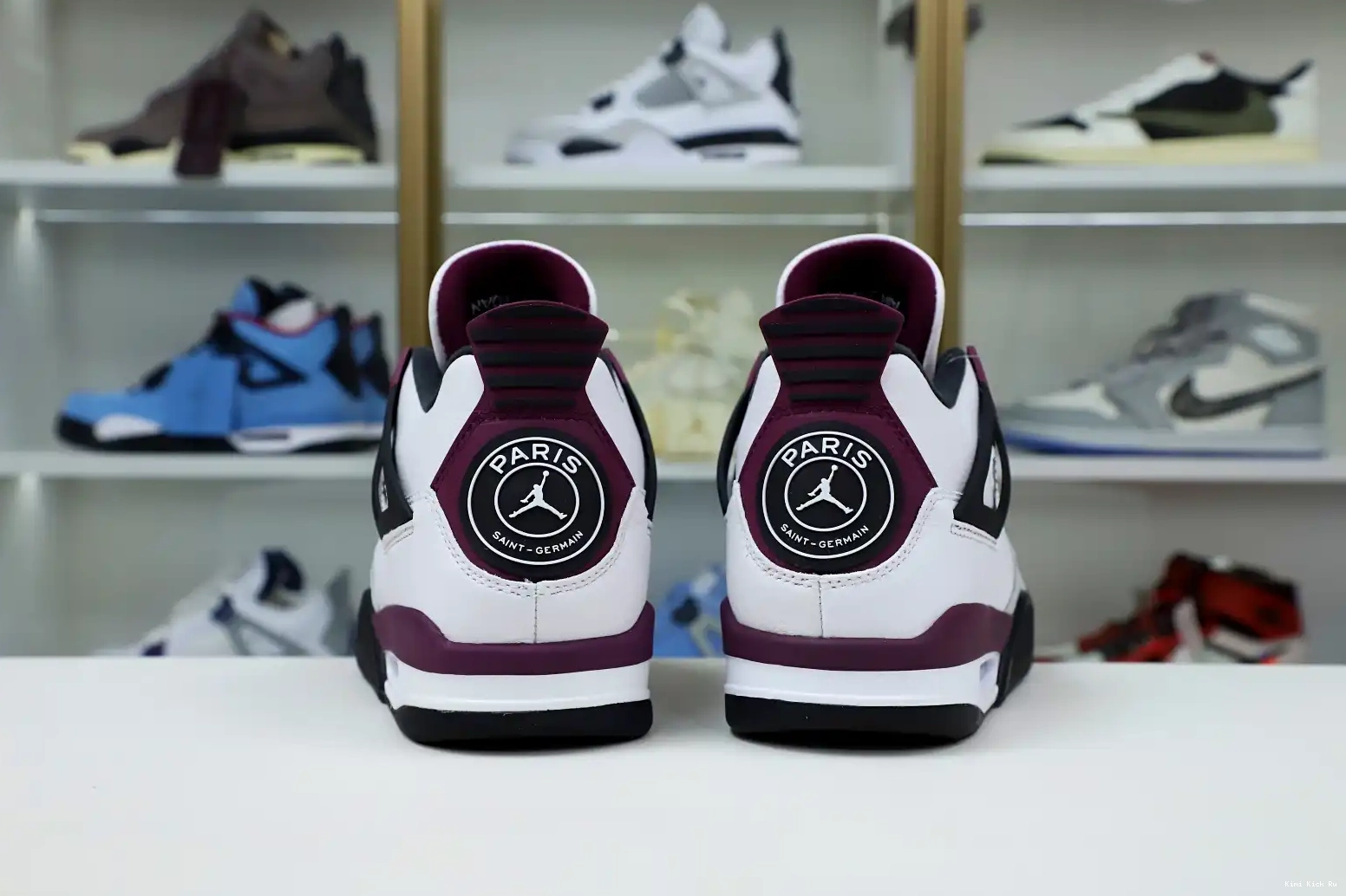JORDAN Kimikick 4 JORDAN X RETRO 'BORDEAUX' AIR SAINT-GERMAIN AIR PARIS 0825